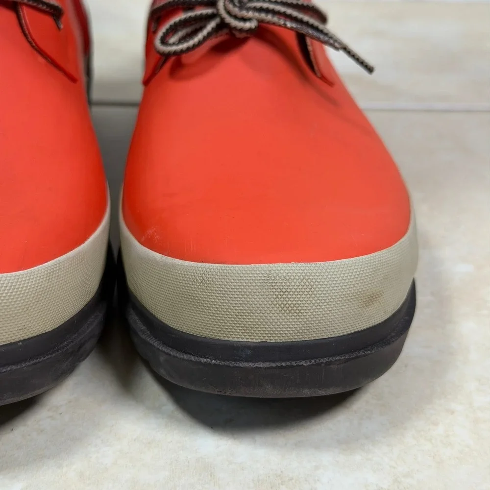 Timberland Rain Boots Womens 9 Orange Smartwool Lined Waterproof 3664R